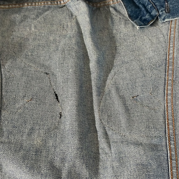 Levi’s denim jeans jacket with snake detail size bust 20” no size - Picture 8 of 10
